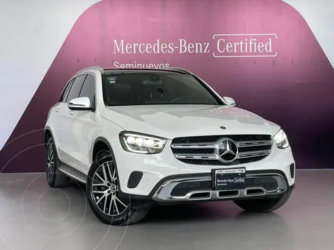 Mercedes Clase GLC 300 e 4MATIC usado (2022) color Blanco financiado en mensualidades(enganche $315,590 mensualidades desde $13,558)