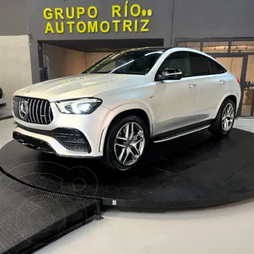 Mercedes Clase GLE 450 Coupe 4MATIC usado (2021) color plateado financiado en mensualidades(enganche $165,375 mensualidades desde $34,867)