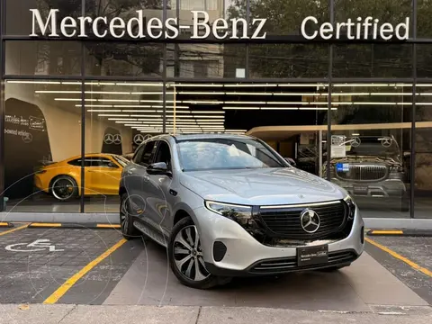 Mercedes EQC 400 4MATIC Sport usado (2020) color plateado financiado en mensualidades(enganche $372,020 mensualidades desde $15,982)