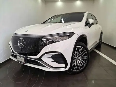 Mercedes EQS 450+ usado (2023) color Blanco financiado en mensualidades(enganche $481,800 mensualidades desde $47,529)