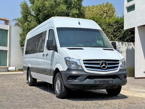 Mercedes Sprinter Minivan 516 Extra Larga usado (2018) color Blanco financiado en mensualidades(enganche $191,600)