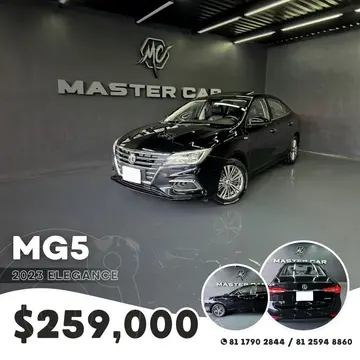 MG MG5 Elegance Aut usado (2023) color Negro precio $259,000