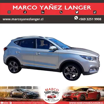 MG ZS  1.5L Comfort Aut usado (2023) color Plata precio $10.490.000