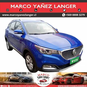 MG ZS  1.5L Comfort usado (2018) color Azul precio $8.590.000