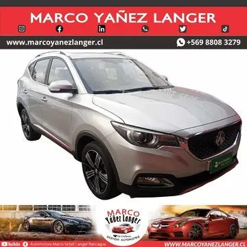 MG ZS  1.5L Comfort usado (2019) color Gris precio $9.790.000