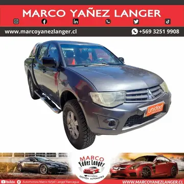 Mitsubishi L-200 2.5 Work CR Diesel 4X2 usado (2015) color Gris precio $9.890.000