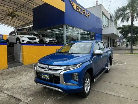 Mitsubishi L200 GLX Diesel 4x4 usado (2020) color Azul Metalico precio $424,600