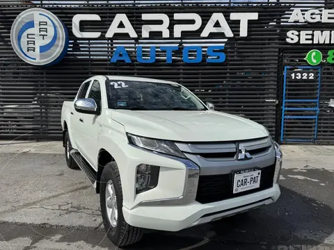 Mitsubishi L200 GLX Diesel 4x4 usado (2022) color Blanco precio $459,000