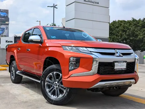 Mitsubishi L200 GLS Diesel  4x4 Aut usado (2022) color Naranja precio $555,000