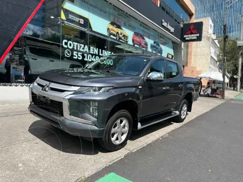 Mitsubishi L200 GLX 4x4 usado (2020) color Gris financiado en mensualidades(enganche $78,176 mensualidades desde $7,460)
