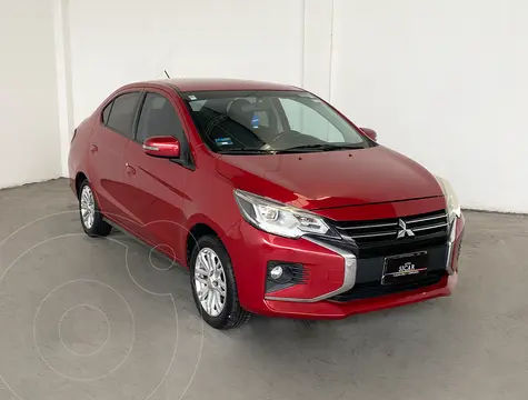 Mitsubishi Mirage G4 GLS usado (2022) color Rojo financiado en mensualidades(enganche $64,231 mensualidades desde $4,952)