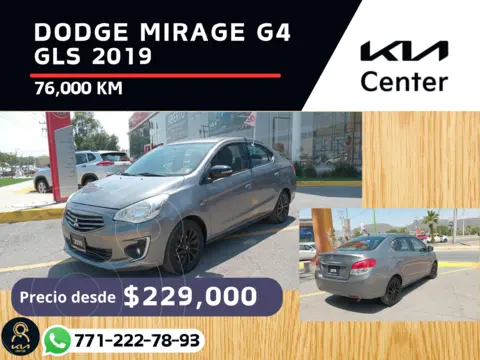 Mitsubishi Mirage G4 GLS usado (2019) color Gris precio $229,000