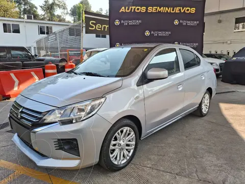 Mitsubishi Mirage G4 GLX Aut usado (2024) color Plata Metalico financiado en mensualidades(enganche $48,000 mensualidades desde $6,436)