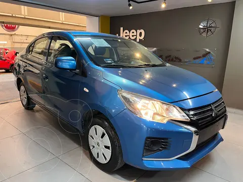 Mitsubishi Mirage G4 GLS usado (2023) color Azul Claro financiado en mensualidades(enganche $104,500 mensualidades desde $4,489)