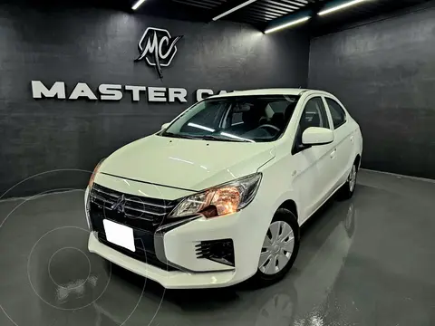 Mitsubishi Mirage G4 GLX Aut usado (2022) color Blanco Perla financiado en mensualidades(enganche $47,800 mensualidades desde $6,400)