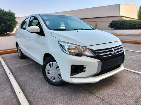Mitsubishi Mirage GLX CVT usado (2023) color Blanco financiado en mensualidades(enganche $85,983 mensualidades desde $3,694)