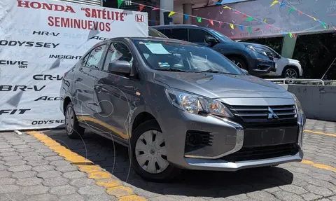 Mitsubishi Mirage GLX CVT usado (2023) color Gris financiado en mensualidades(enganche $90,000 mensualidades desde $3,957)