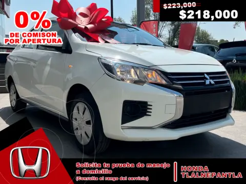 Mitsubishi Mirage GLX CVT usado (2023) color Blanco precio $218,000