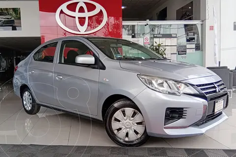 Mitsubishi Mirage GLX CVT usado (2023) color plateado precio $210,000