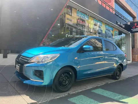 Mitsubishi Mirage GLX CVT usado (2023) color Azul precio $209,000