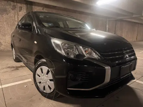 Mitsubishi Mirage GLX CVT usado (2022) color Negro precio $190,000