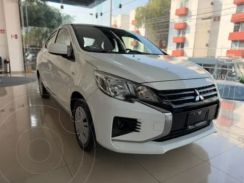 Mitsubishi Mirage GLX CVT usado (2023) color Blanco financiado en mensualidades(enganche $63,879 mensualidades desde $4,256)