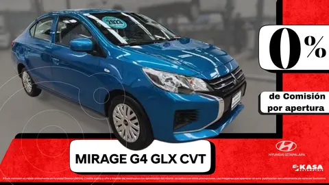 Mitsubishi Mirage GLX CVT usado (2023) color Azul precio $209,000