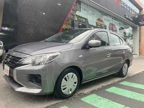 Mitsubishi Mirage GLX CVT usado (2023) color Gris financiado en mensualidades(enganche $52,640 mensualidades desde $5,023)