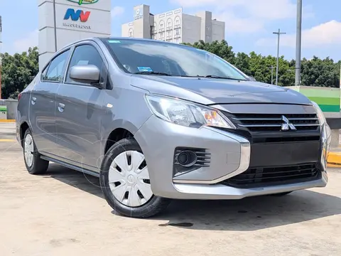 Mitsubishi Mirage GLX CVT usado (2023) color Gris financiado en mensualidades(enganche $81,510 mensualidades desde $3,502)