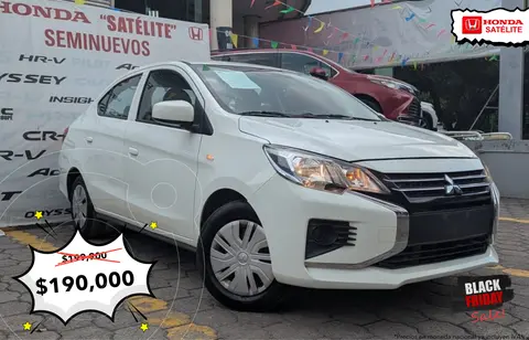 Mitsubishi Mirage GLX CVT usado (2023) color Blanco precio $199,900