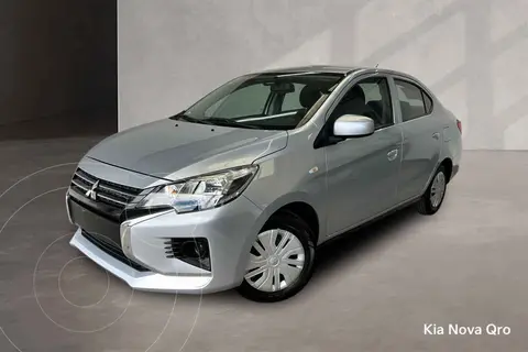 Mitsubishi Mirage GLX usado (2022) color Plata financiado en mensualidades(enganche $69,488 mensualidades desde $5,965)