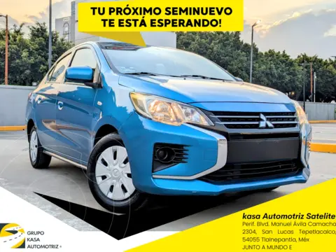 Mitsubishi Mirage GLX CVT usado (2022) color Azul precio $194,800