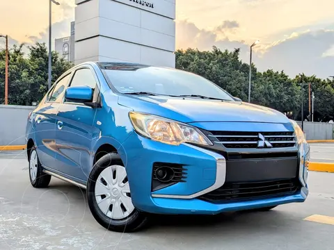 Mitsubishi Mirage GLX CVT usado (2022) color Azul precio $190,000
