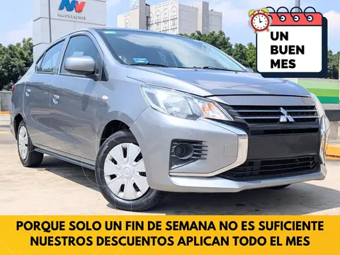 Mitsubishi Mirage GLX CVT usado (2023) color Gris precio $185,800