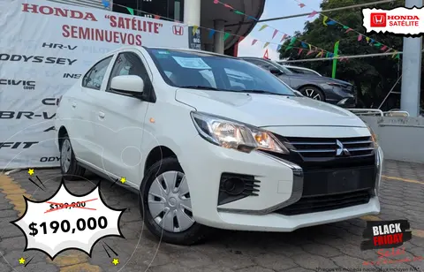 Mitsubishi Mirage GLX CVT usado (2023) color Blanco precio $199,900