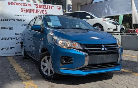 Mitsubishi Mirage GLX CVT usado (2023) color Azul precio $198,900