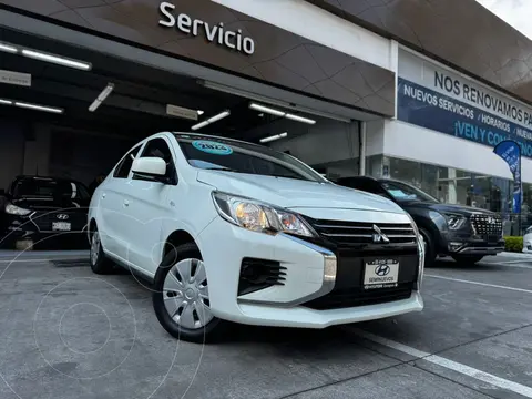 Mitsubishi Mirage GLX CVT usado (2023) color Blanco precio $212,000