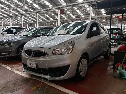 Mitsubishi Mirage GLS usado (2017) color Plata financiado en mensualidades(enganche $32,500 mensualidades desde $3,500)