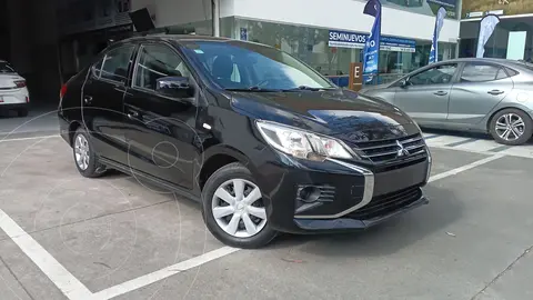 Mitsubishi Mirage GLX CVT usado (2023) color Negro financiado en mensualidades(enganche $88,992 mensualidades desde $3,744)