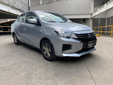 Mitsubishi Mirage GLX CVT usado (2022) color plateado financiado en mensualidades(enganche $40,824 mensualidades desde $4,716)