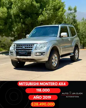 Mitsubishi Montero 3.2L Diesel 4X4 Aut 3P usado (2019) color Plata precio $28.490.000