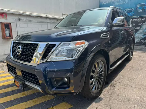 Nissan Armada Exclusive usado (2020) color Azul Marino financiado en mensualidades(enganche $167,042 mensualidades desde $12,774)