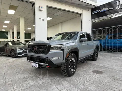 Nissan Frontier Pro-4X V6 4x4 usado (2022) color Gris financiado en mensualidades(enganche $140,000 mensualidades desde $19,901)