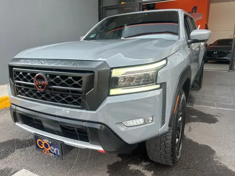 Nissan Frontier  Pro 4X 4x4 Aut usado (2022) color Gris financiado en mensualidades(enganche $198,925 mensualidades desde $15,212)