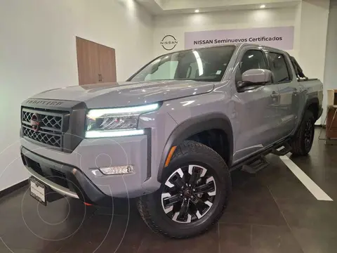 Nissan Frontier  Pro 4X 4x4 Aut usado (2022) color Gris financiado en mensualidades(enganche $153,780 mensualidades desde $15,170)
