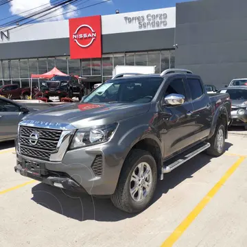 Nissan Frontier  LE Aut usado (2022) color Gris financiado en mensualidades(enganche $134,615 mensualidades desde $10,426)