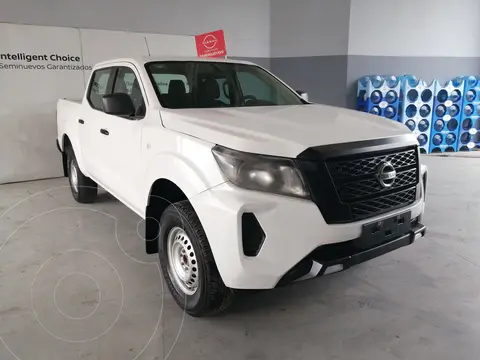 Nissan Frontier  SE usado (2021) color Blanco financiado en mensualidades(enganche $142,258 mensualidades desde $6,789)