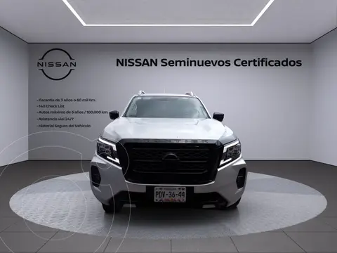 Nissan Frontier  LE Aut Platinum usado (2022) color plateado financiado en mensualidades(enganche $186,561 mensualidades desde $8,903)