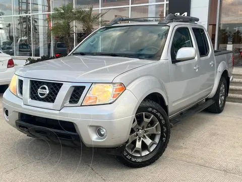 Nissan Frontier  LE 2.4L 4x4 usado (2017) color plateado financiado en mensualidades(enganche $79,200 mensualidades desde $9,633)