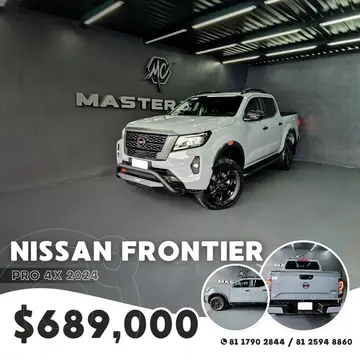Nissan Frontier  Pro 4X 4x4 Aut usado (2024) color Gris precio $689,000